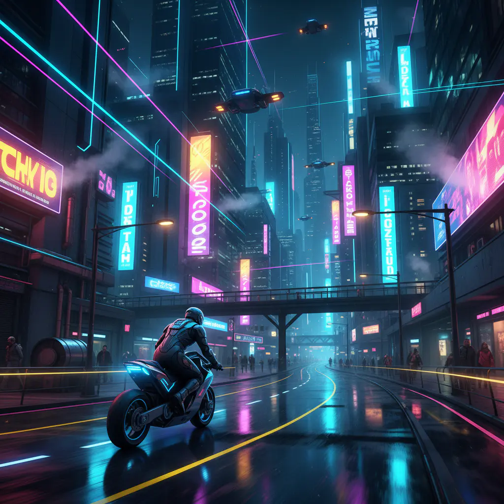 Urban night ride